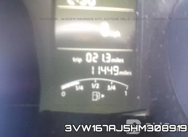 3VW167AJ5HM308919 фото 8