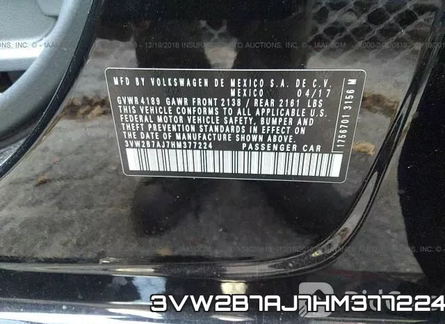 3VW2B7AJ7HM377224 фото 10