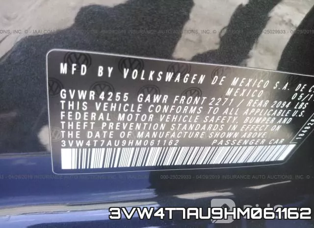 3VW4T7AU9HM061162 фото 10