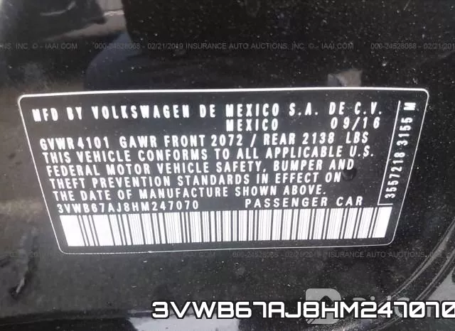3VWB67AJ8HM247070 фото 10