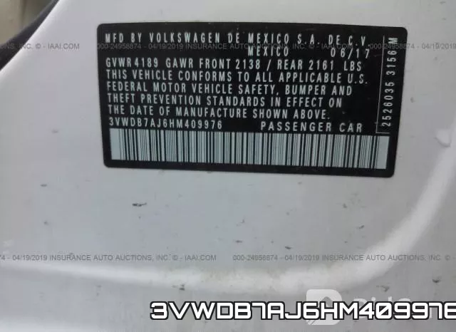 3VWDB7AJ6HM409976 фото 10