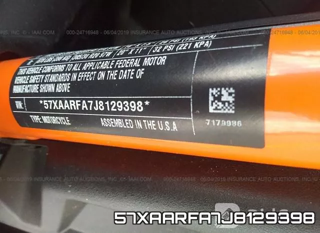 57XAARFA7J8129398 фото 2