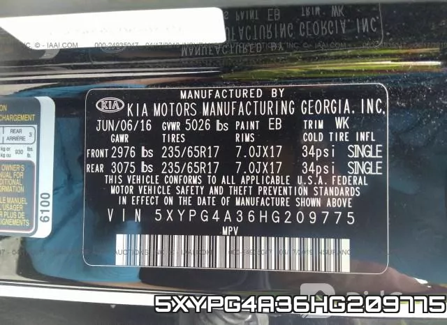 5XYPG4A36HG209775 фото 10