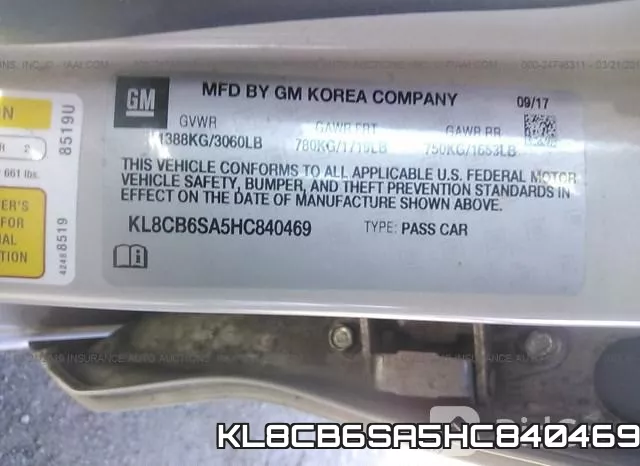 KL8CB6SA5HC840469 фото 10