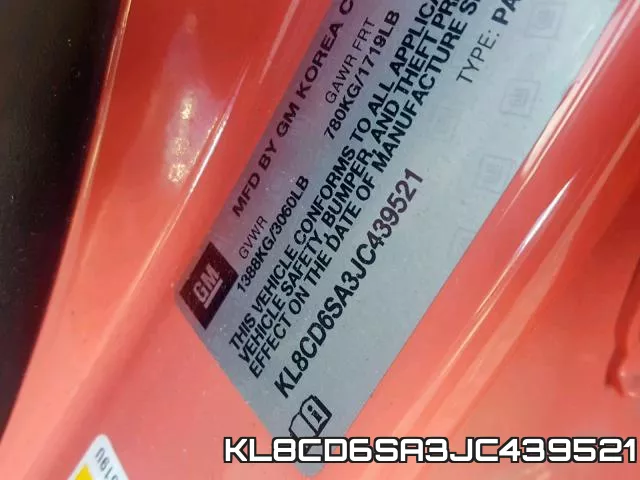 KL8CD6SA3JC439521 фото 2