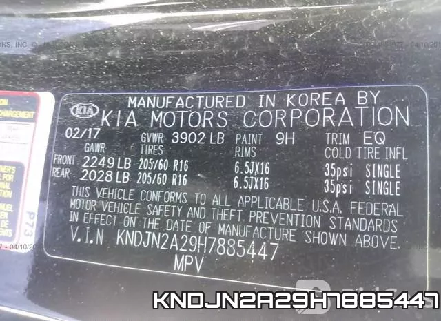 KNDJN2A29H7885447 фото 10