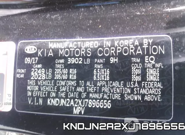 KNDJN2A2XJ7896656 фото 10