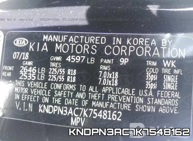 KNDPN3AC7K7548162 фото 10