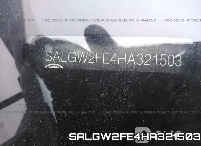 SALGW2FE4HA321503 фото 9