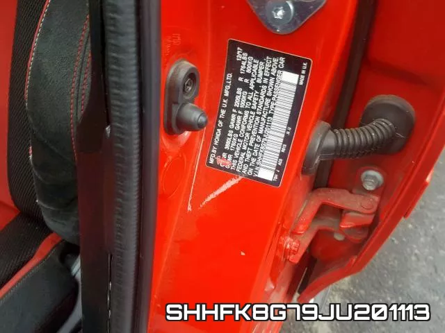 SHHFK8G79JU201113 фото 2