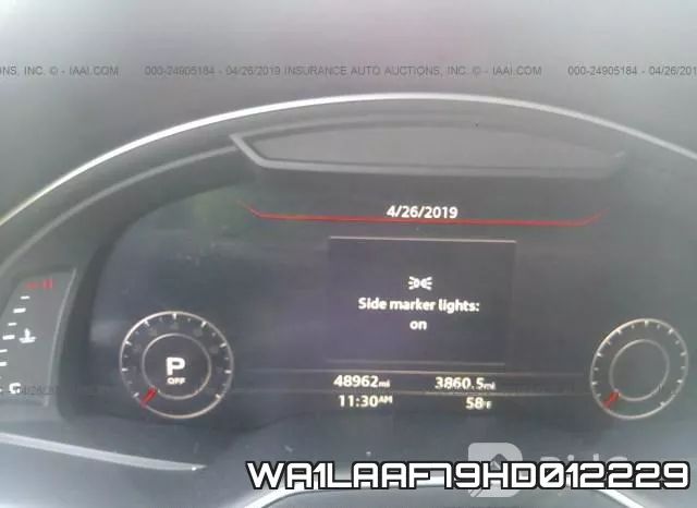WA1LAAF79HD012229 фото 8