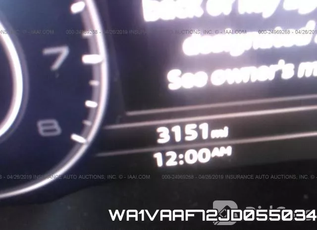 WA1VAAF72JD055034 фото 8
