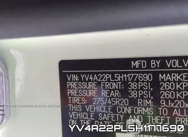 YV4A22PL5H1177690 фото 10