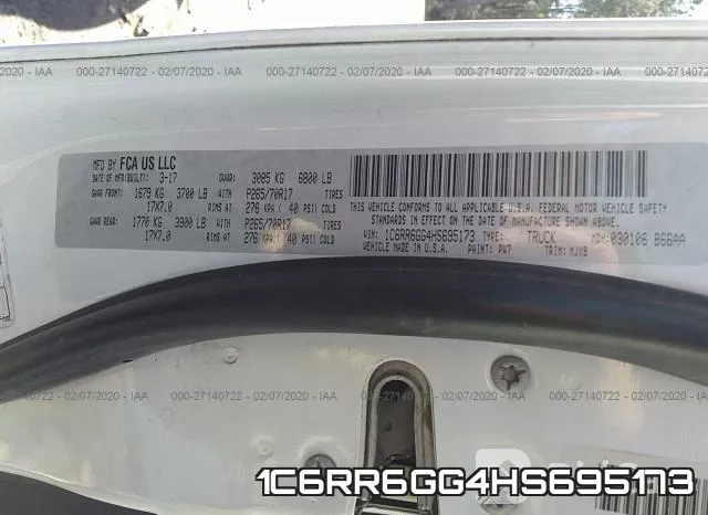 1C6RR6GG4HS695173 фото 10