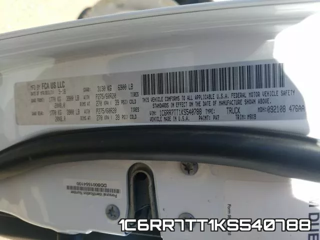 1C6RR7TT1KS540788 фото 2