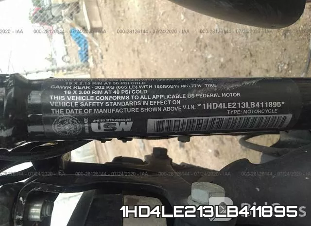 1HD4LE213LB411895 фото 2
