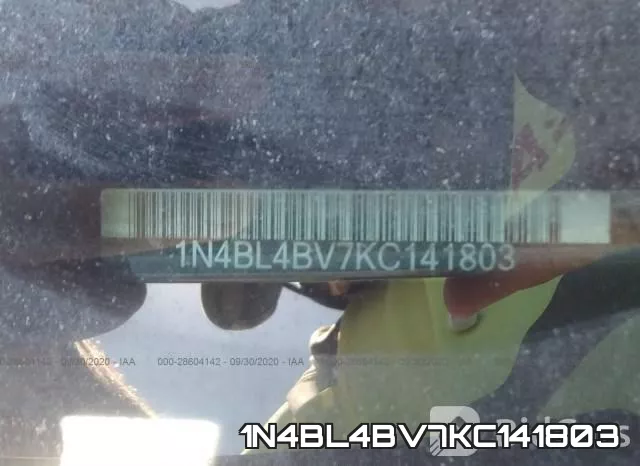 1N4BL4BV7KC141803 фото 10
