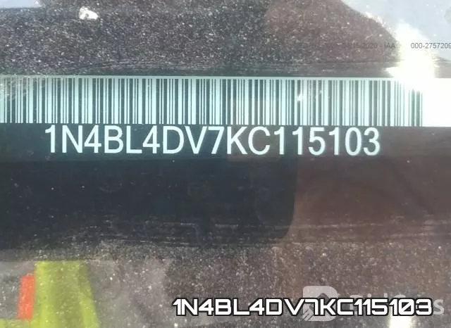1N4BL4DV7KC115103 фото 10