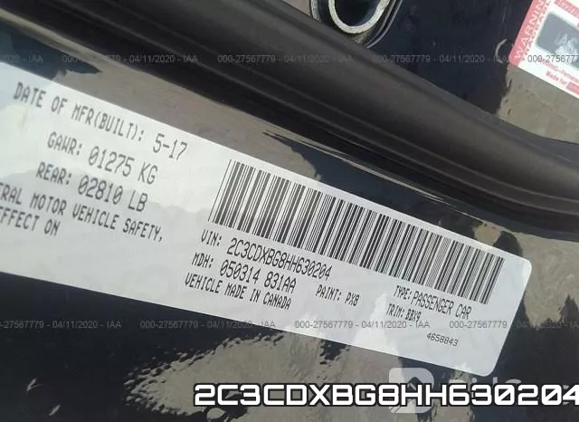 2C3CDXBG8HH630204 фото 10