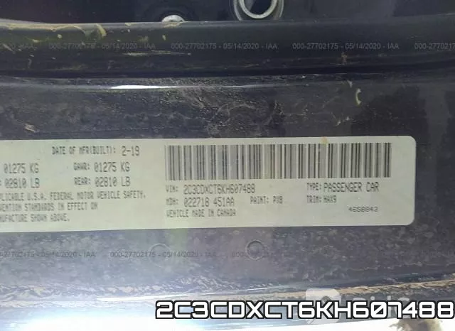 2C3CDXCT6KH607488 фото 10