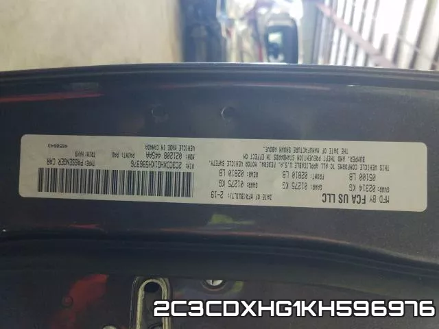 2C3CDXHG1KH596976 фото 2