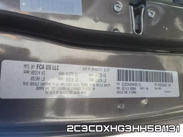 2C3CDXHG3HH581131 фото 2