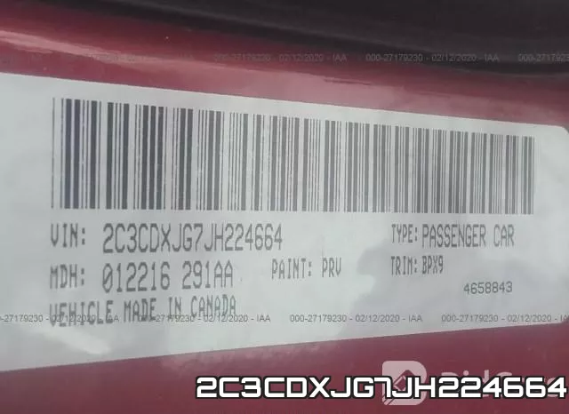 2C3CDXJG7JH224664 фото 10