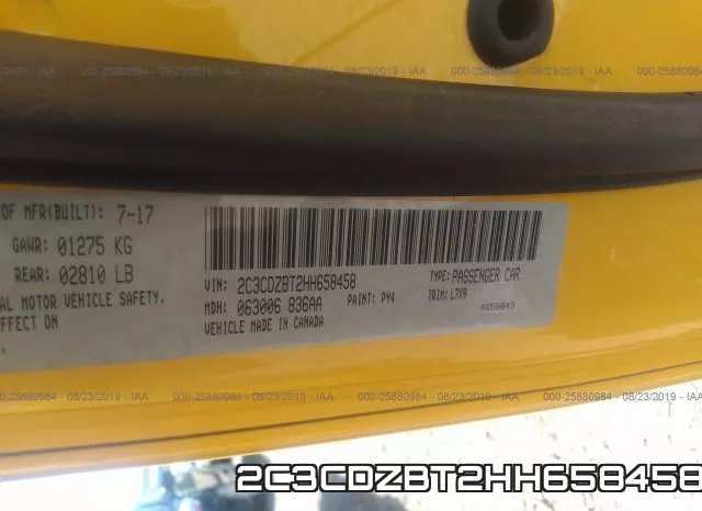 2C3CDZBT2HH658458 фото 10