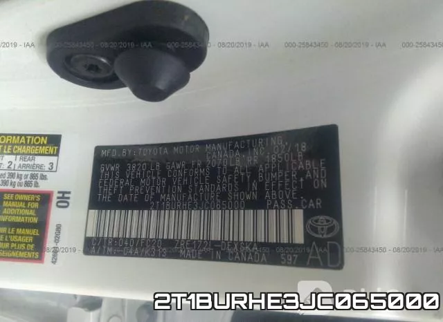 2T1BURHE3JC065000 фото 10