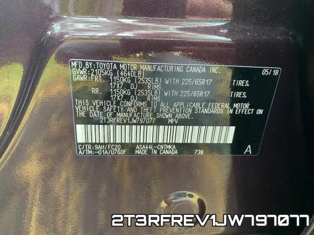2T3RFREV1JW797077 фото 2