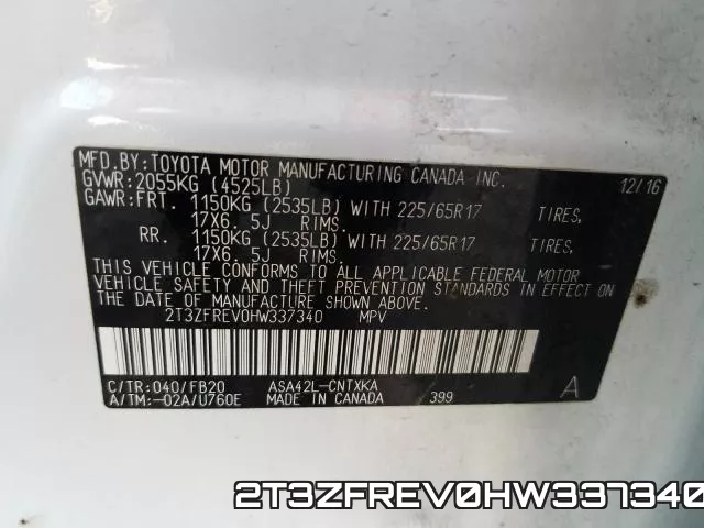 2T3ZFREV0HW337340 фото 2