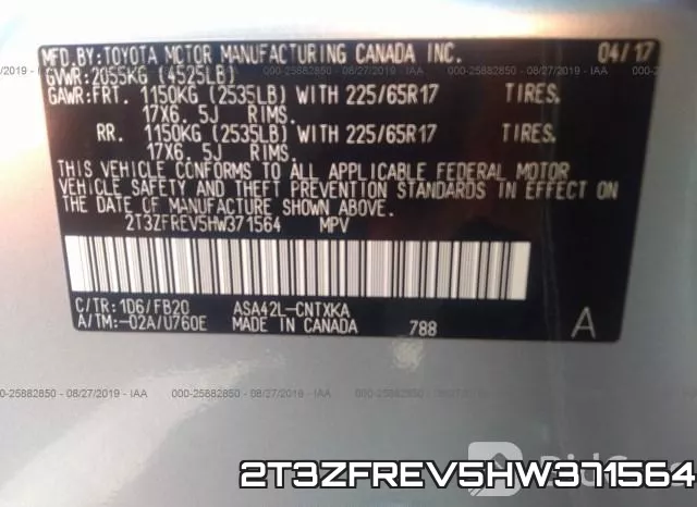 2T3ZFREV5HW371564 фото 10