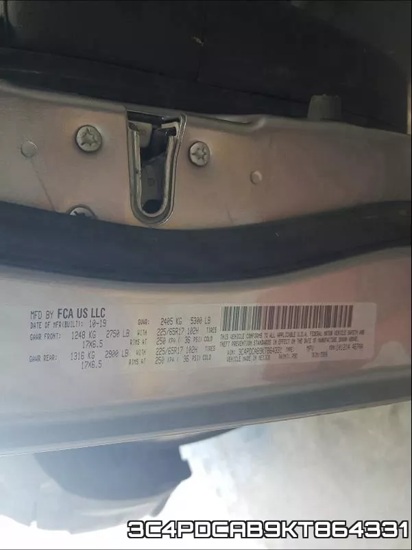 3C4PDCAB9KT864331 фото 2