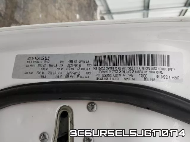 3C6UR5CL5JG170174 фото 2
