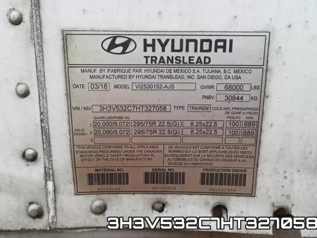 3H3V532C7HT327058 фото 2
