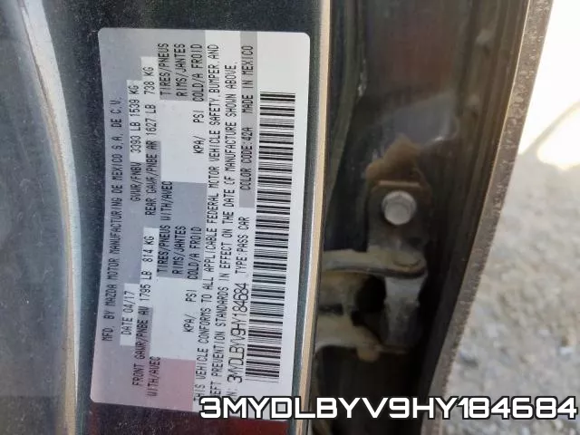 3MYDLBYV9HY184684 фото 2