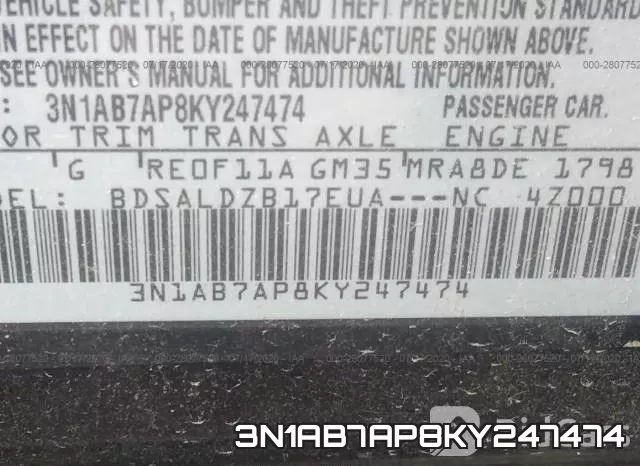 3N1AB7AP8KY247474 фото 10
