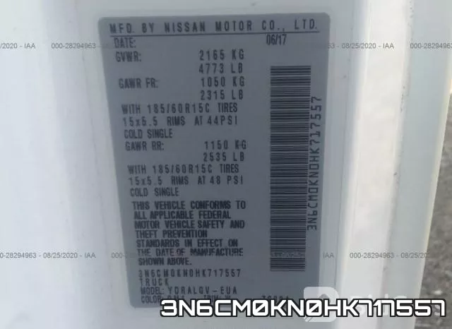 3N6CM0KN0HK717557 фото 10