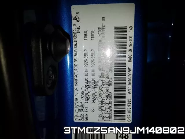 3TMCZ5AN9JM140802 фото 2