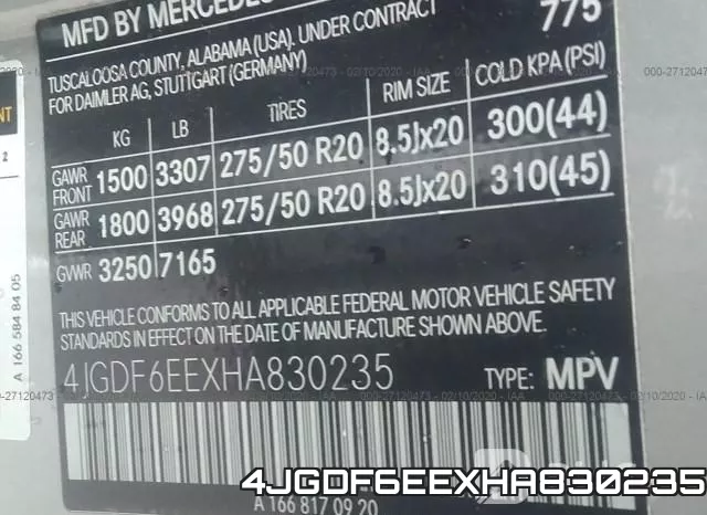 4JGDF6EEXHA830235 фото 10