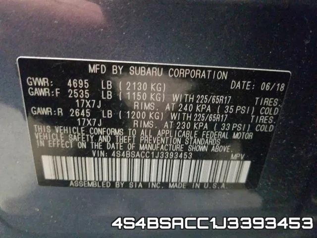 4S4BSACC1J3393453 фото 2