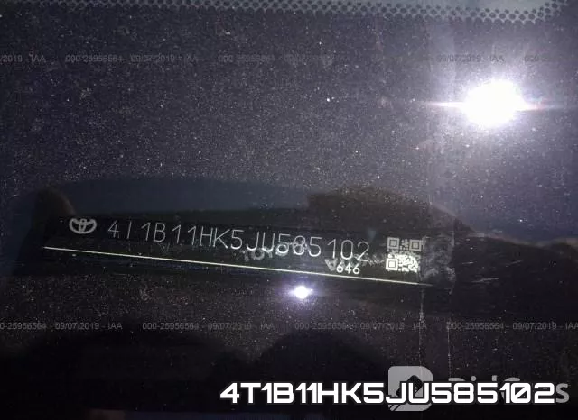 4T1B11HK5JU585102 фото 10