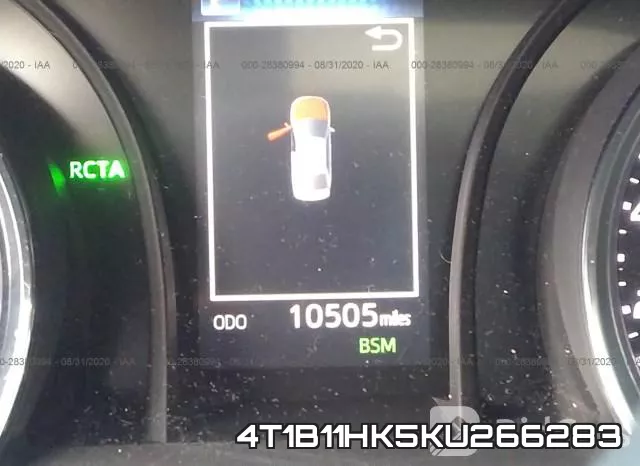 4T1B11HK5KU266283 фото 8