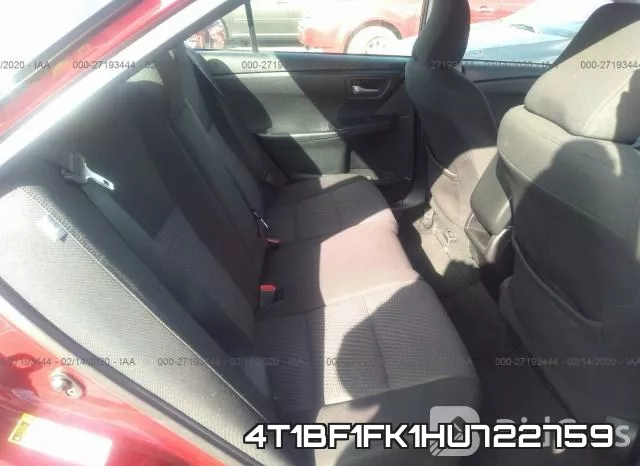4T1BF1FK1HU722759 фото 9