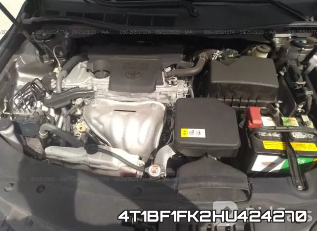 4T1BF1FK2HU424270 фото 2