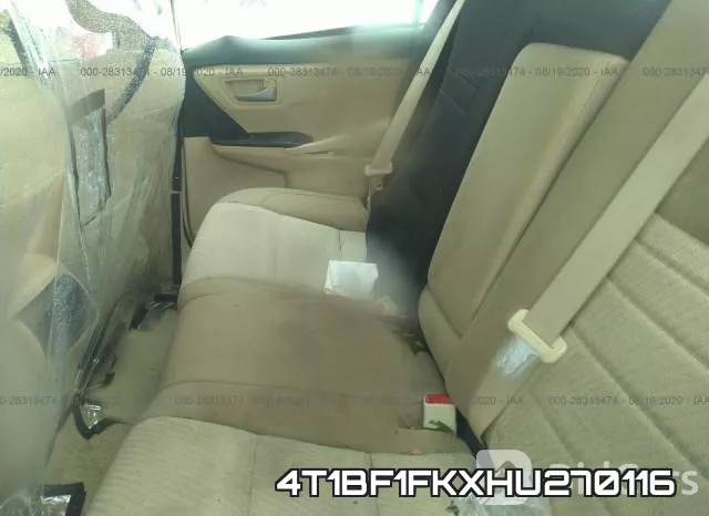 4T1BF1FKXHU270116 фото 9