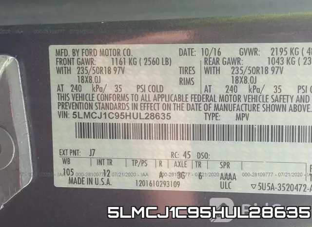 5LMCJ1C95HUL28635 фото 10