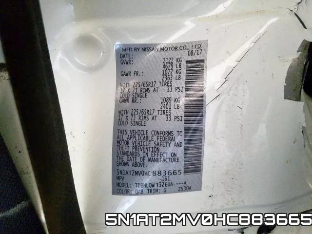 5N1AT2MV0HC883665 фото 2