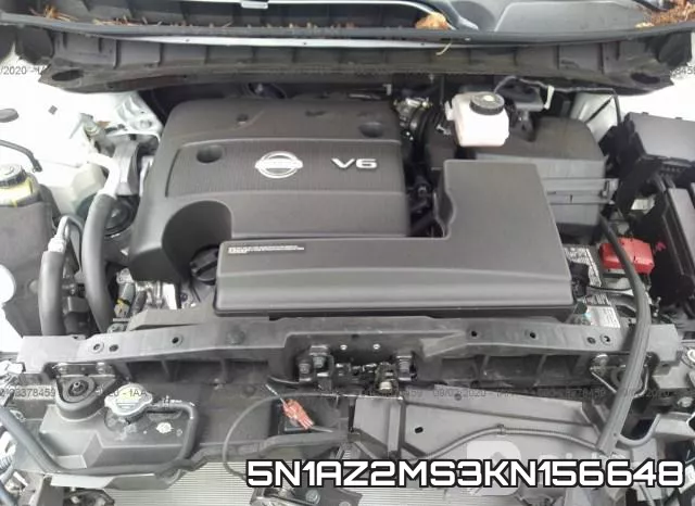 5N1AZ2MS3KN156648 фото 2