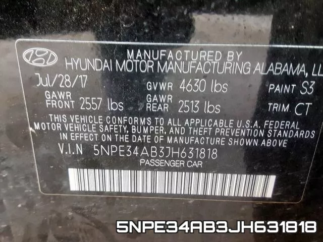 5NPE34AB3JH631818 фото 2